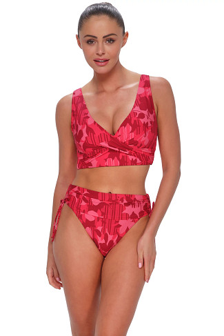 RAMBLING ROSE Elsie Underwire Tankini Top (E-H Cup)