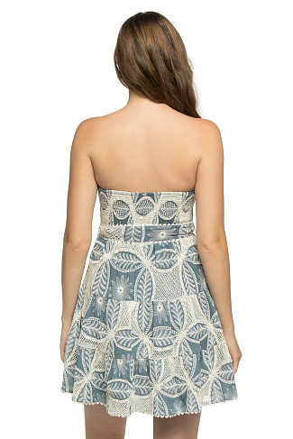 BLUE PLAIN BBL Christine Strapless Mini Dress