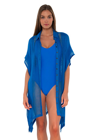 ELECTRIC BLUE Shore Thing Tunic