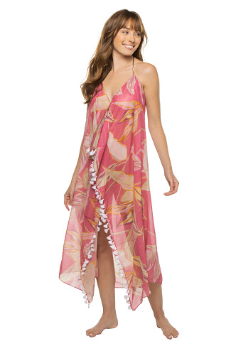 PINK Escape From Paradise Midi Dress