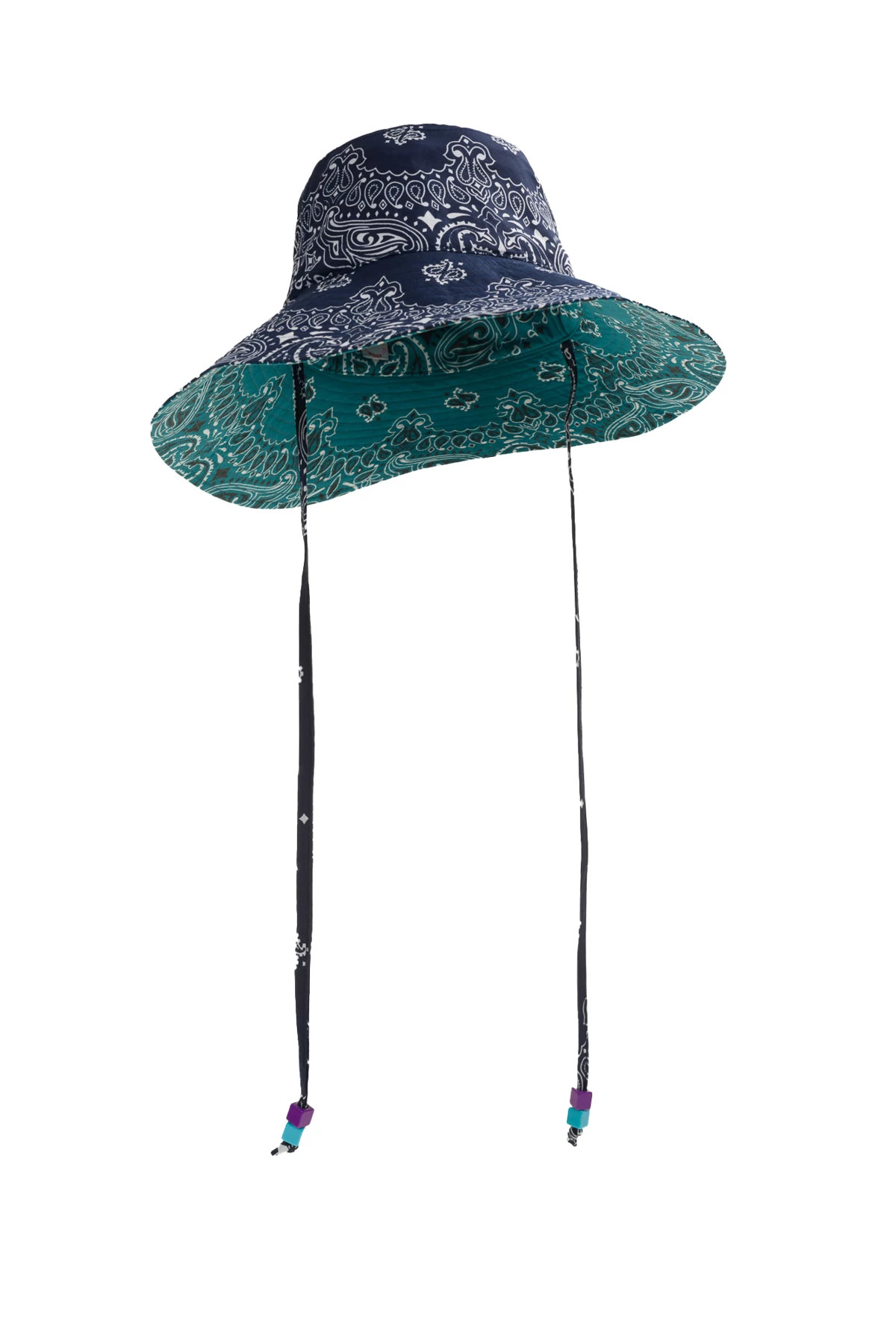 NAVY/PETROLE Reversible Bucket Hat image number 2