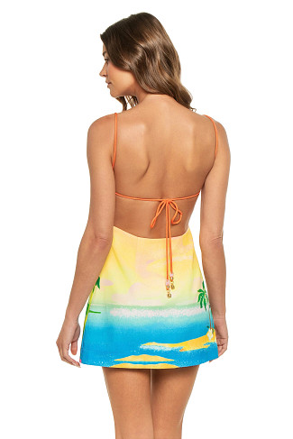 BAHAMA BREEZE Bahama Breeze Tropical Mini Dress