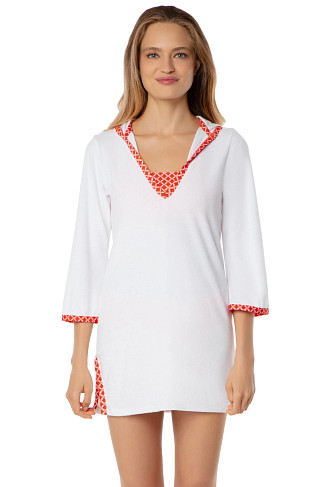 HARBOUR ISLAND Harbour Island Hooded Terry Tunic