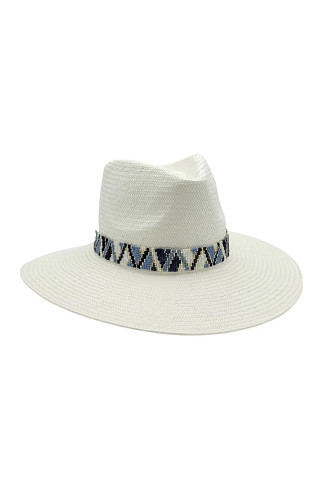 WHITE Santorini  Panama Hat