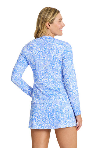 PARADISO BLU Sanibelle Full Zip Rash Guard