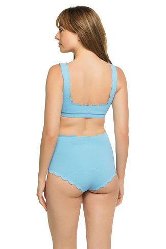 AIR Palm Springs Scallop Bralette Bikini Top
