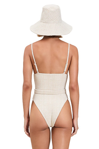 GOLDEN DUNE Catalina Belted One Piece Swimsuit