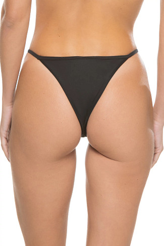 BLACK Rio Tab Side Brazilian Bikini Bottom