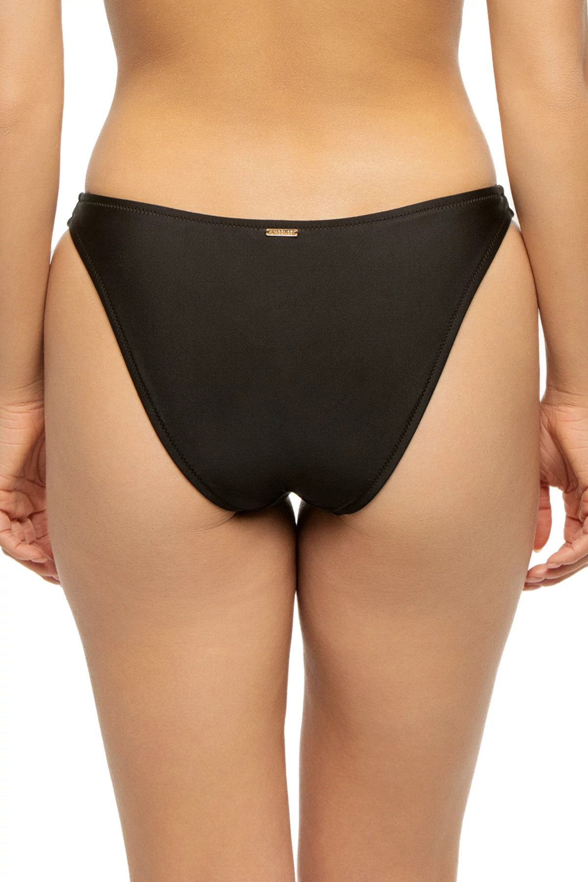 BLACK Nicole Basic Hipster Bikini Bottom image number 2