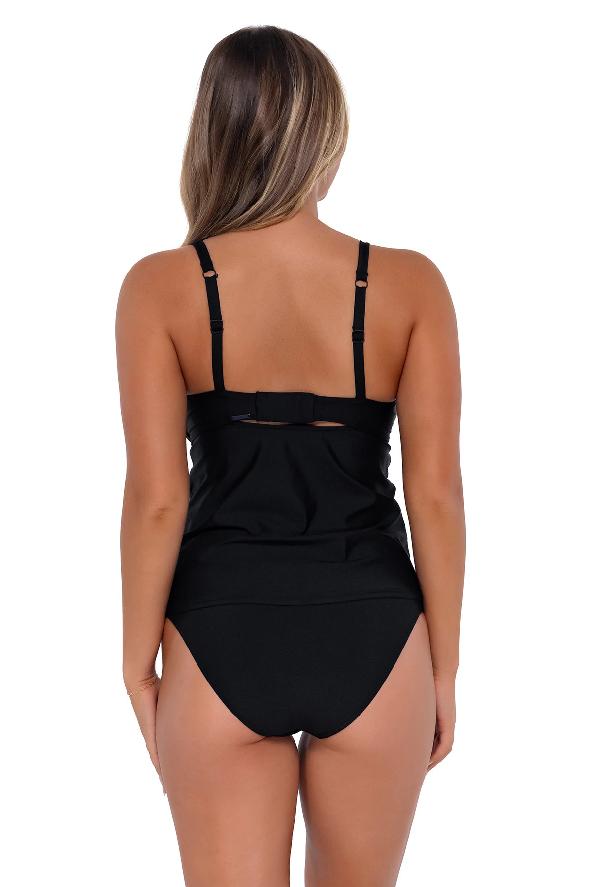 BLACK Maeve Underwire Tankini Top (E-H Cup) image number 2