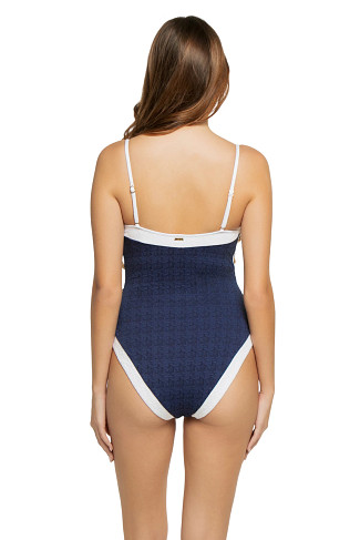 MARINE Tory Bandeau One Piece Swimsuit