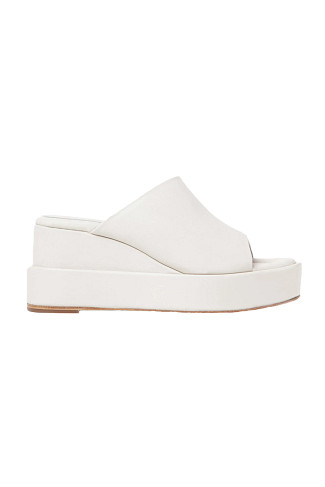 WHITE Marit Platform Wedge