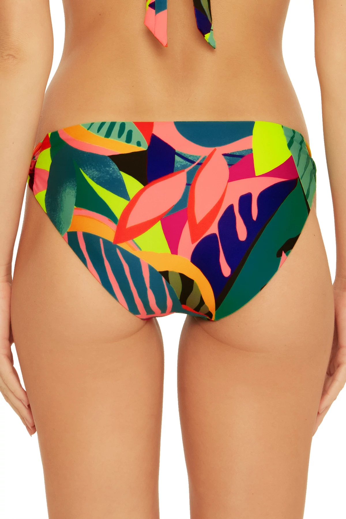 MULTI Rainforest Ring Tab Side Hipster Bikini Bottom image number 2