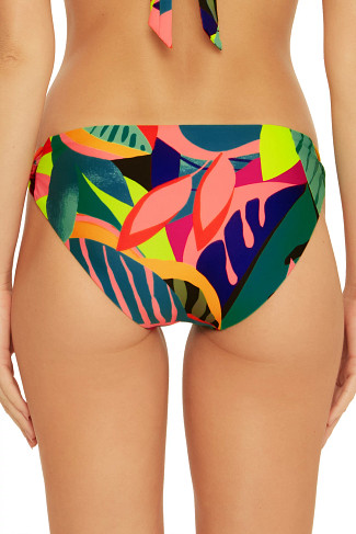MULTI Rainforest Ring Tab Side Hipster Bikini Bottom