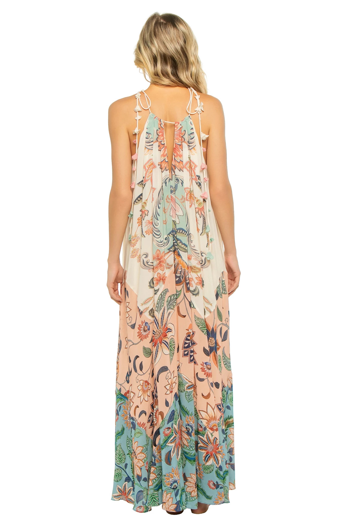 BOHO FLORAL DELHI MIX Boho Floral Maxi Dress image number 2