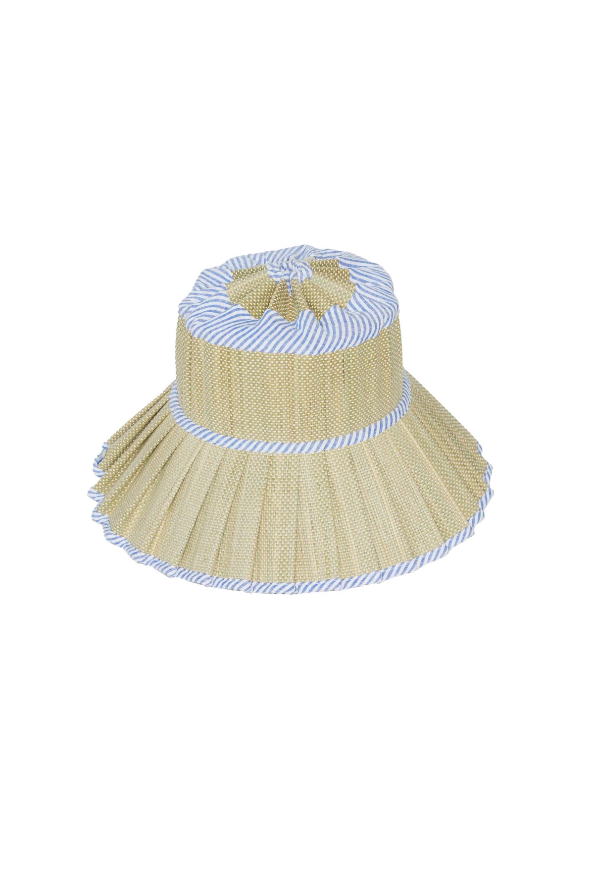 THE WAVE Island Capri Pleated Brim Sun Hat image number 2