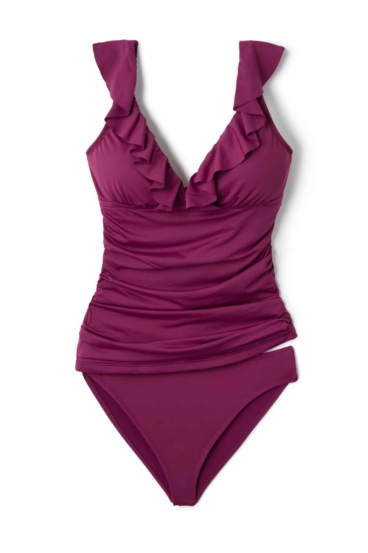 SANGRIA Ruffle Tankini Top image number 3