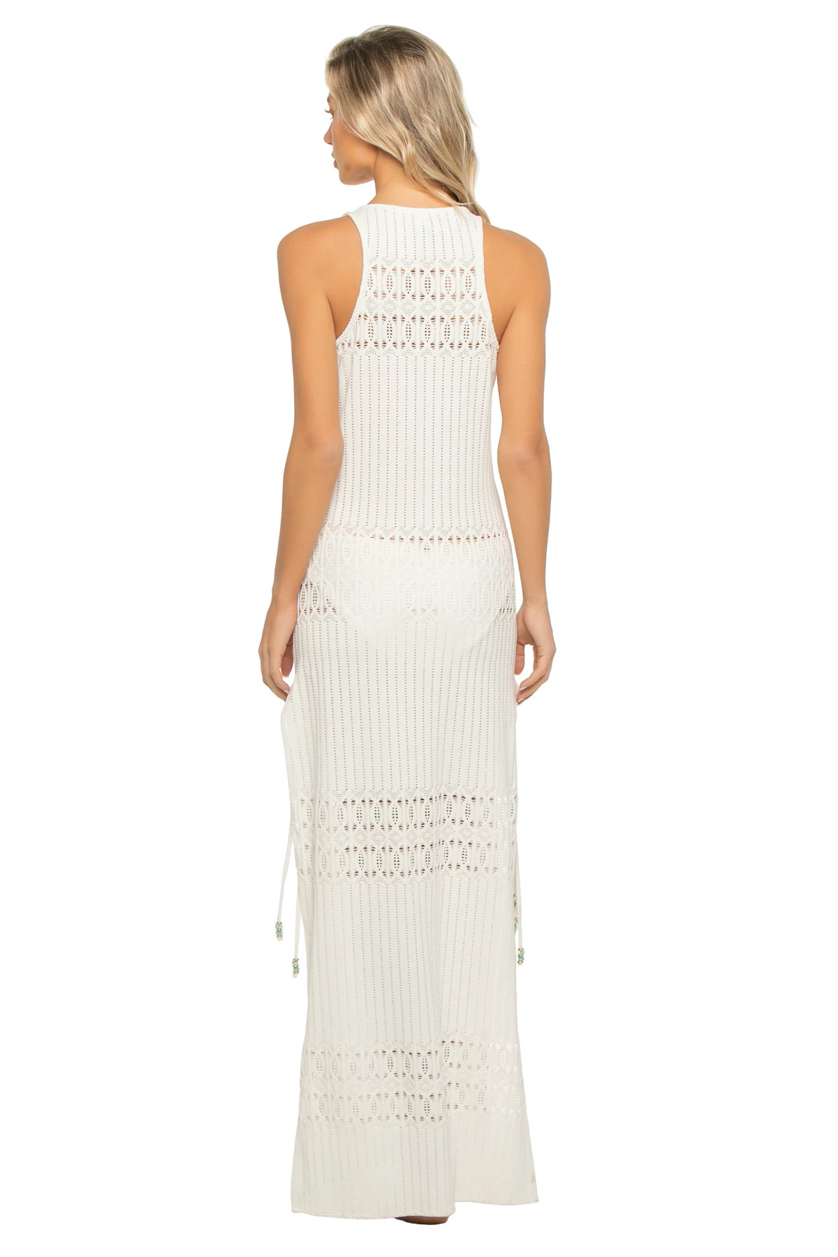 NATURAL Crochet Maxi Dress image number 2