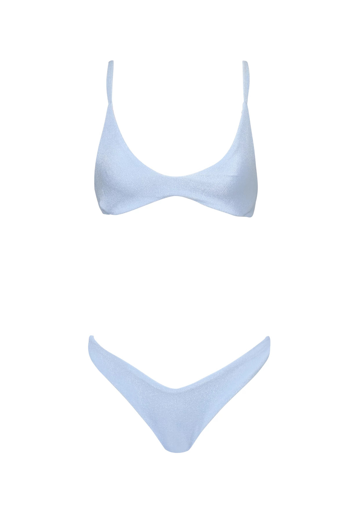 SERENITY BLUE Creta Reversible Bralette Bikini Top image number 4