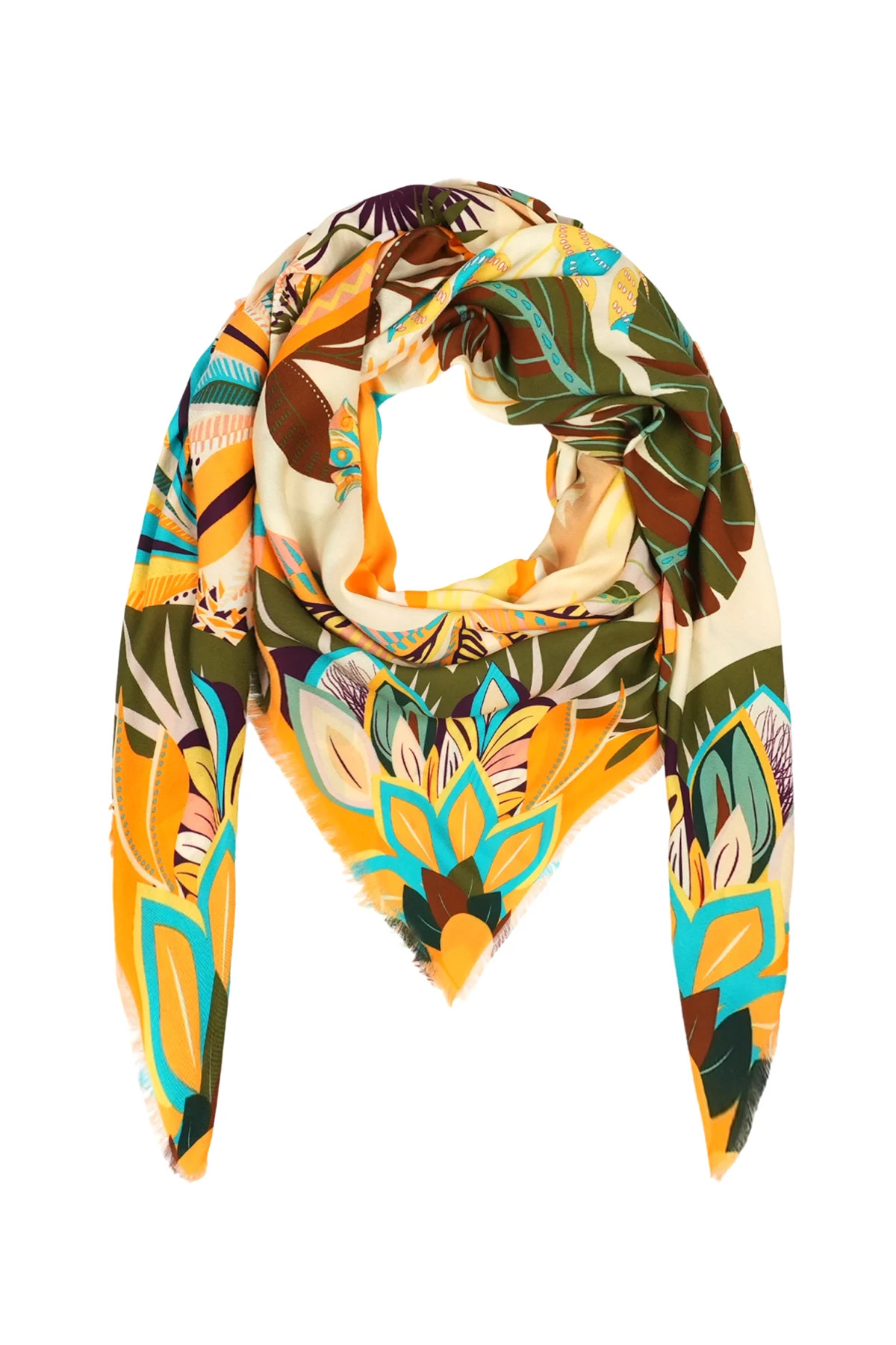 YELLOW Hawaii Sarong image number 2
