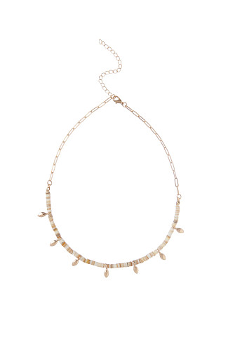 NATURAL Gold Shell Necklace