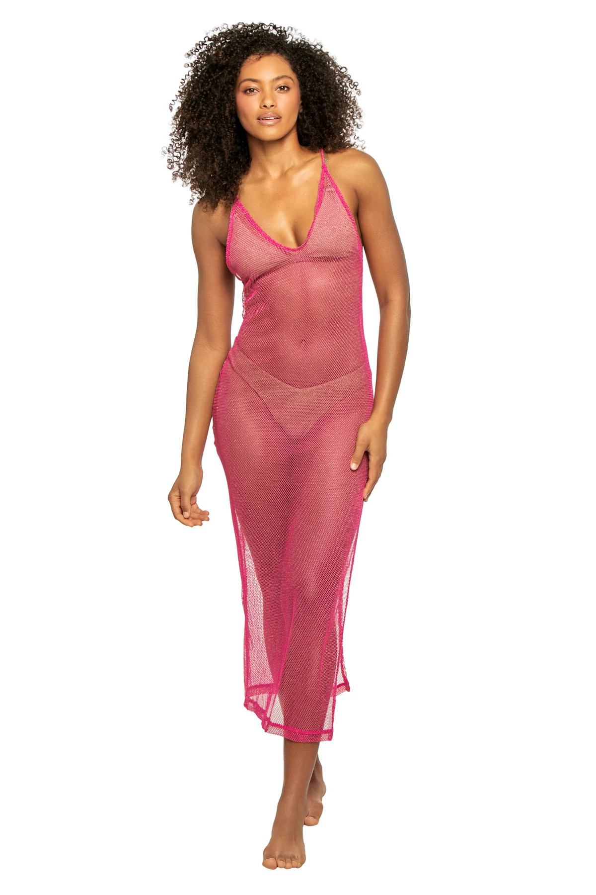 FUCHSIA Dudley Midi Cover Dress image number 1