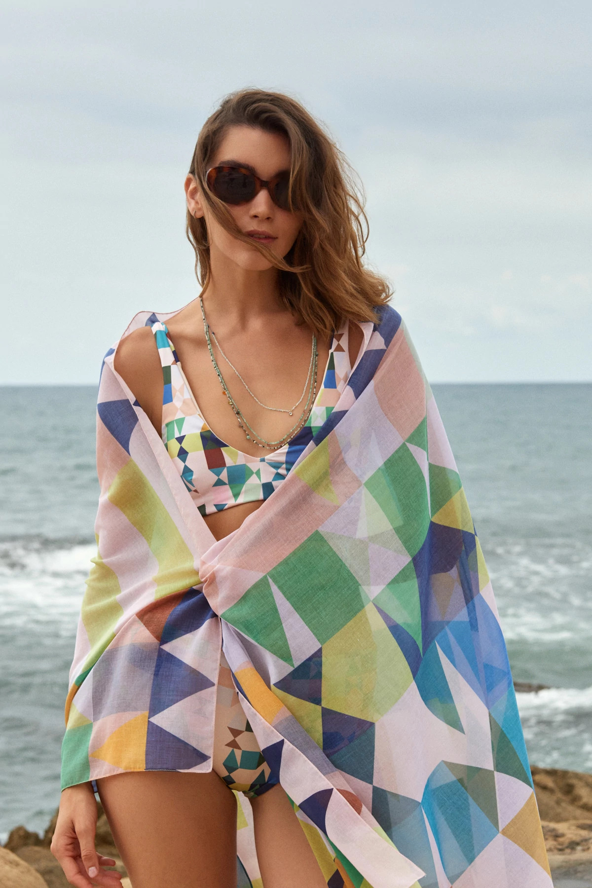 JADE/MULTICOLOR Hare Sarong image number 4
