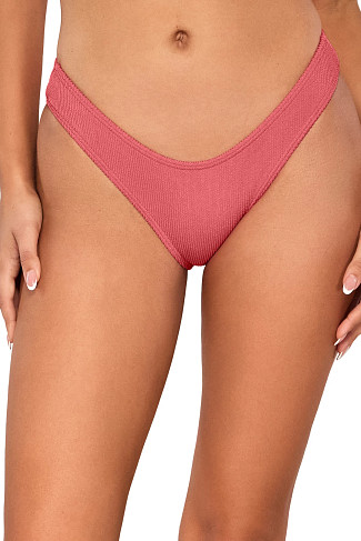 HIBISCUS TEA Sandy Scoop High Waist Bikini Bottom