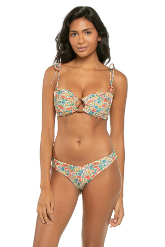 FLORENCIA FLORAL Tori Bandeau Bikini Top