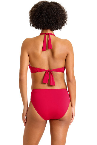 ROSSOVIVO Pearl Solids Halter Bikini Top