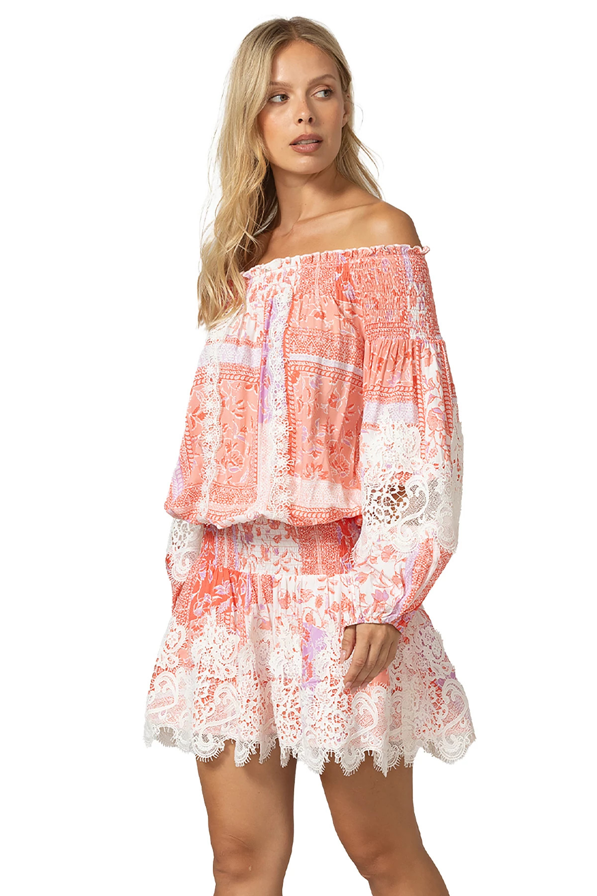 MULTI PINK Shania Mini Dress image number 1