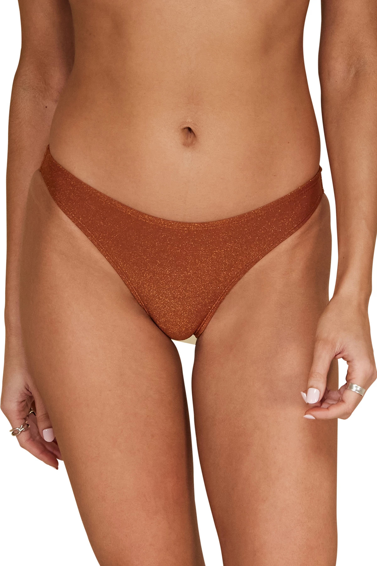 SAND DUNE LUREX Low Tide Hipster Bikini Bottom image number 1