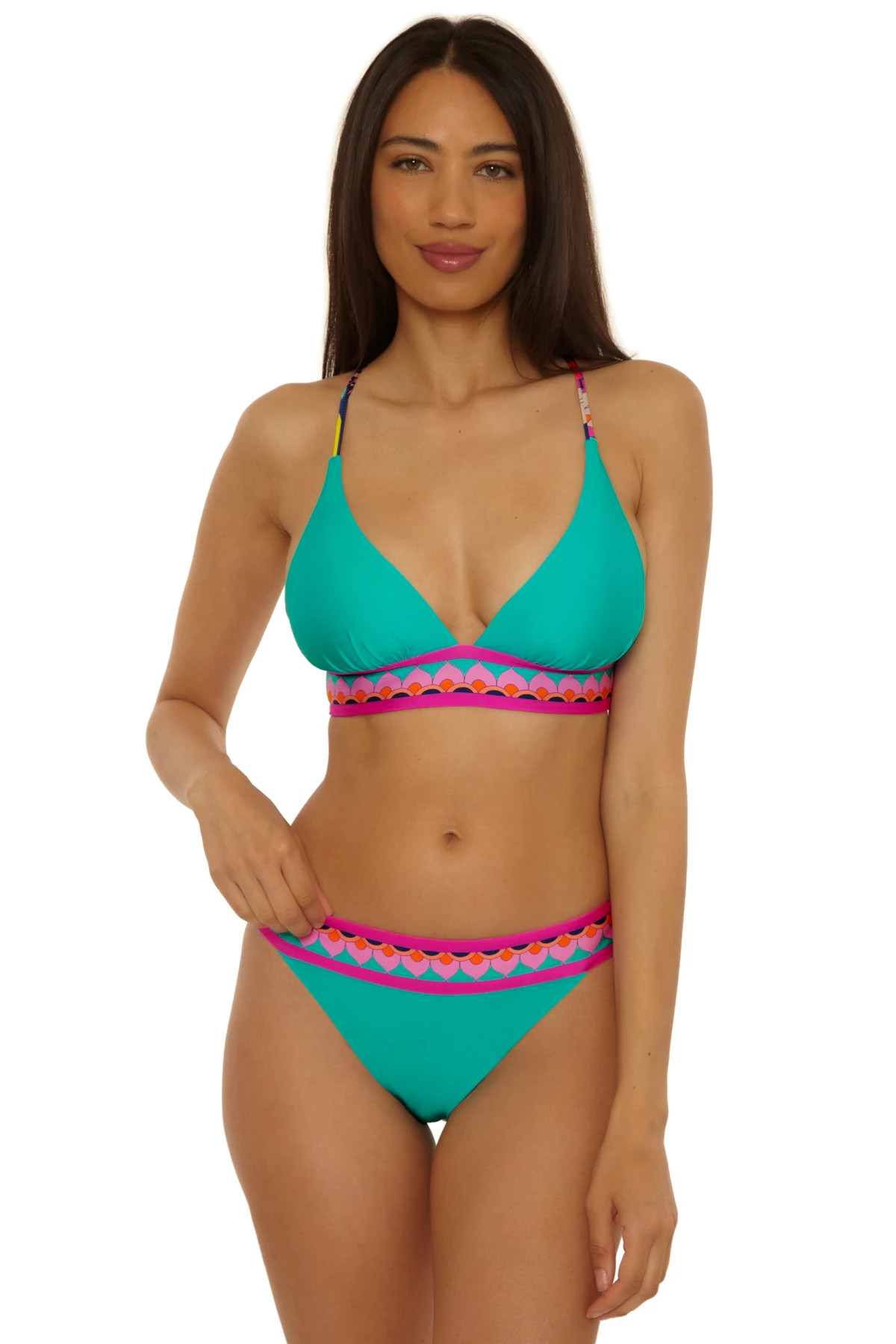 MULTI Paralia Reversible Halter Bikini Top image number 2