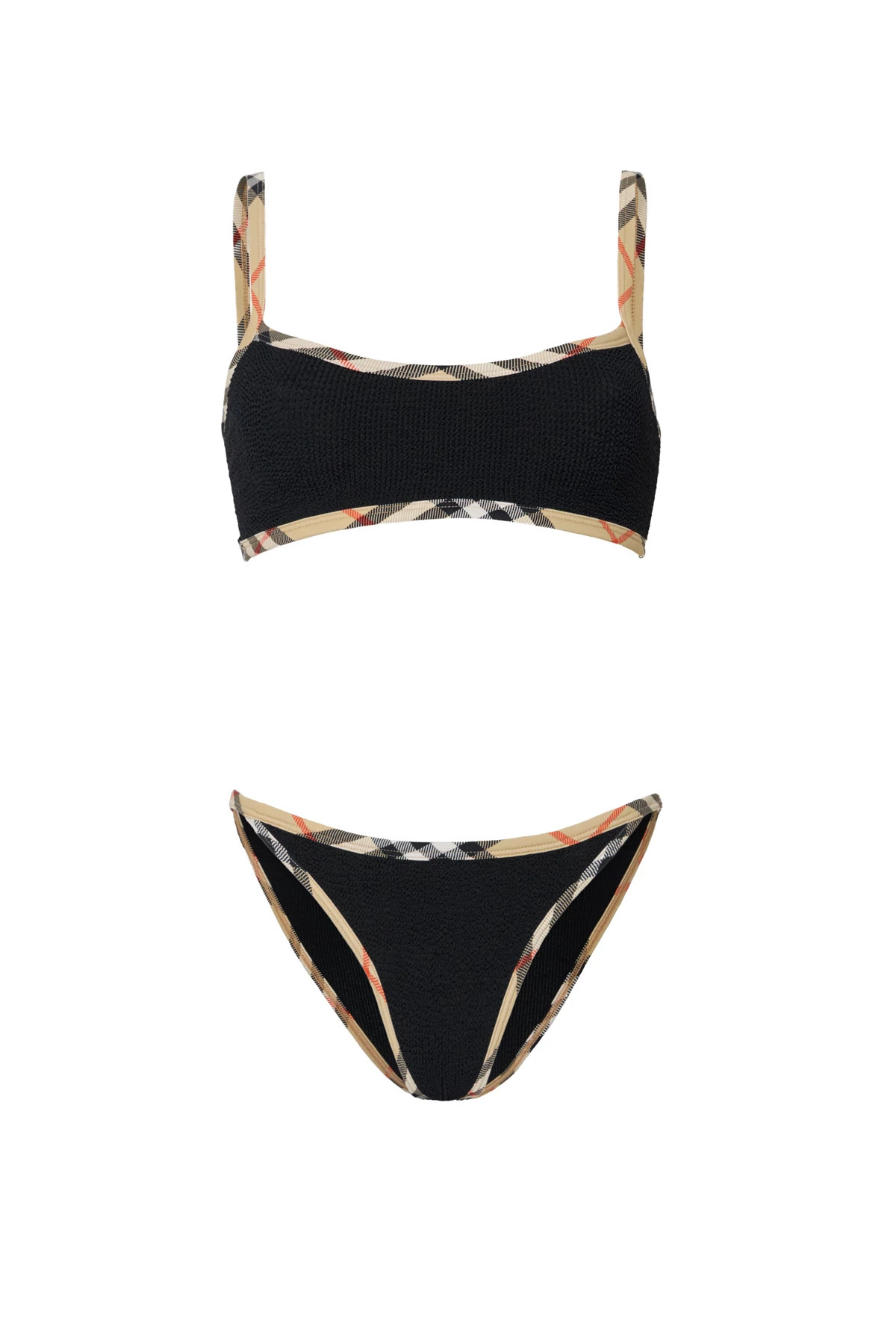 BLACK Tyler Crinkle Bikini Set image number 6