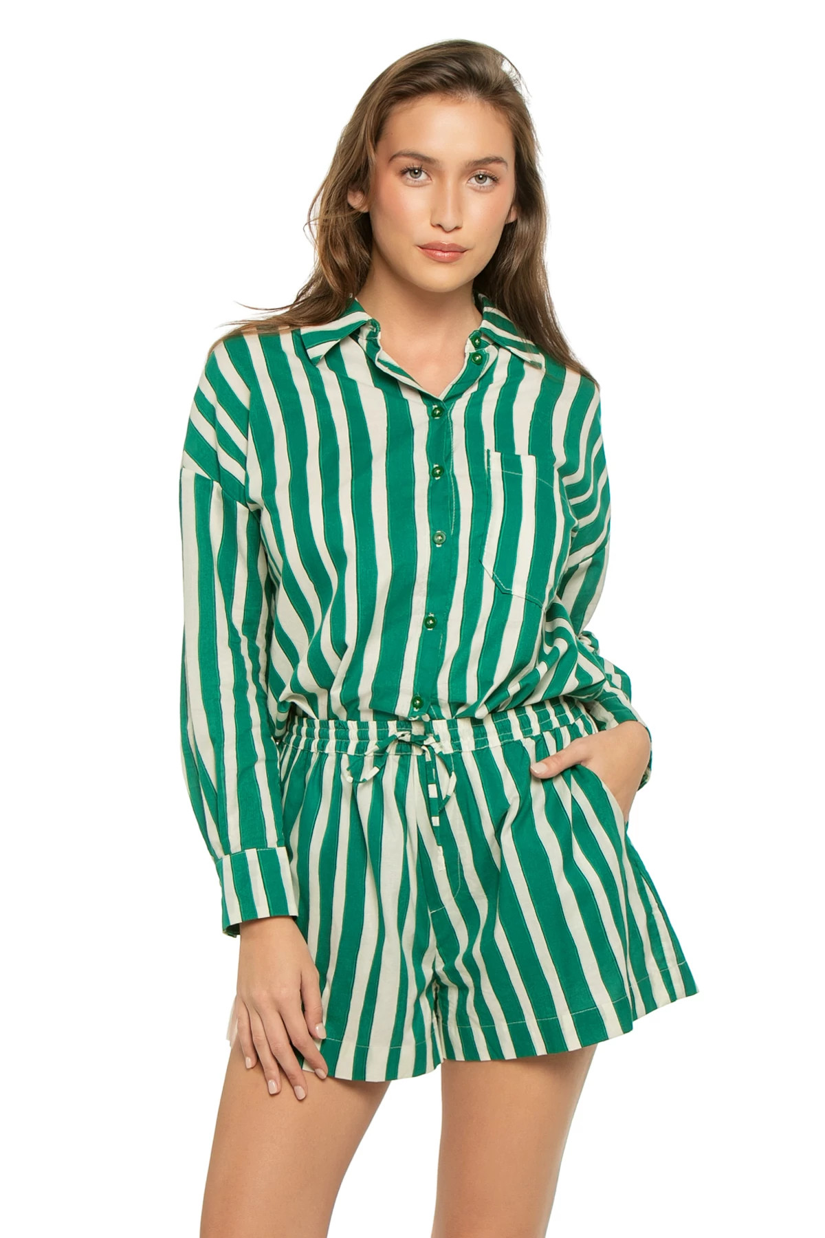 BATIK STRIPE LAWN Jasper Shorts image number 2