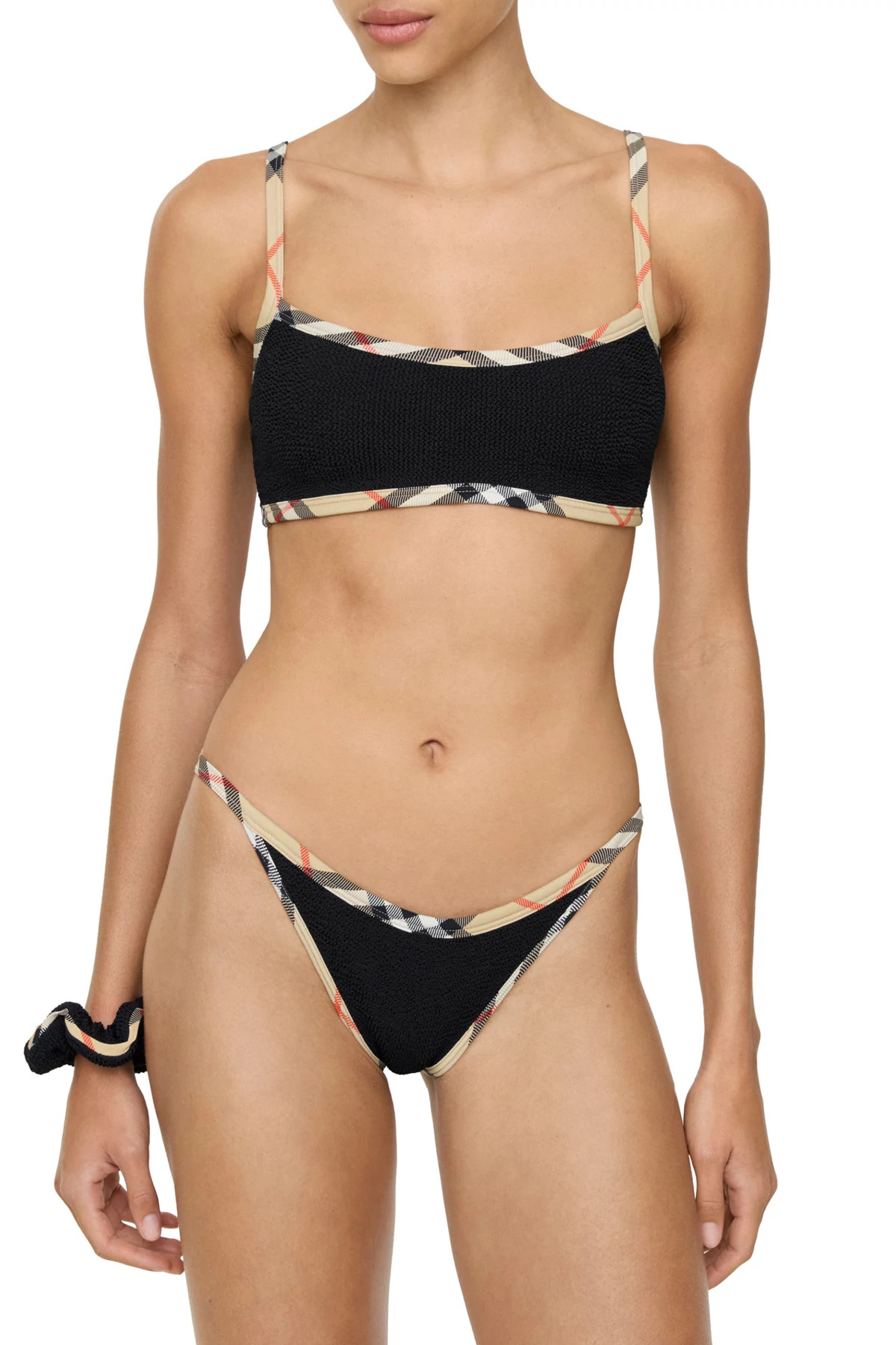 BLACK Tyler Crinkle Bikini Set image number 1