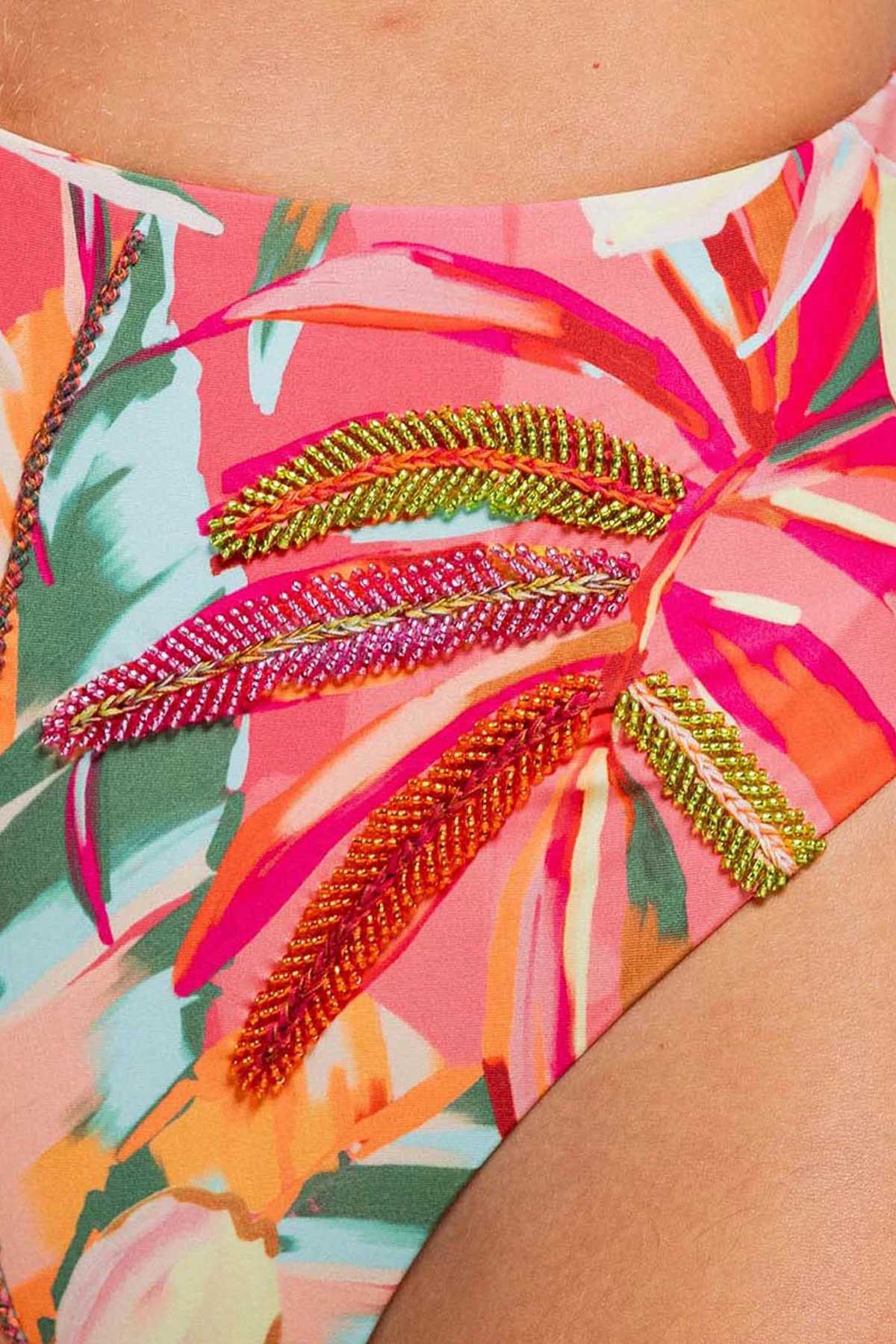 MULTI Asymmetrical One Piece Swimsuit image number 3