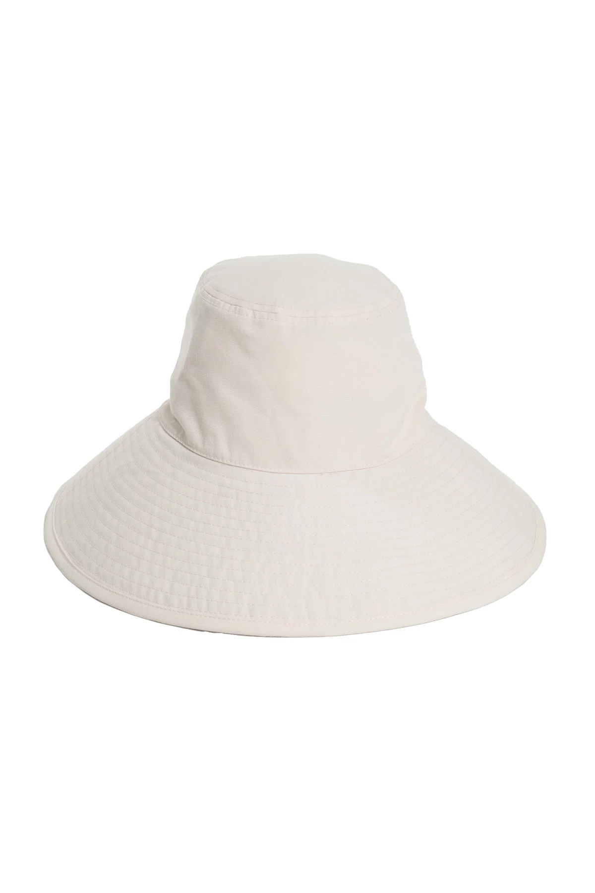 ANTIQUE WHITE Canvas Wide Brim Hat L/XL image number 1