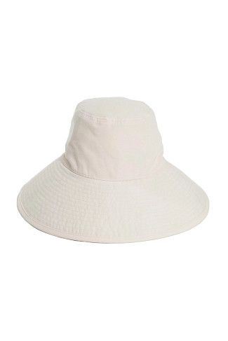 ANTIQUE WHITE Canvas Wide Brim Hat L/XL