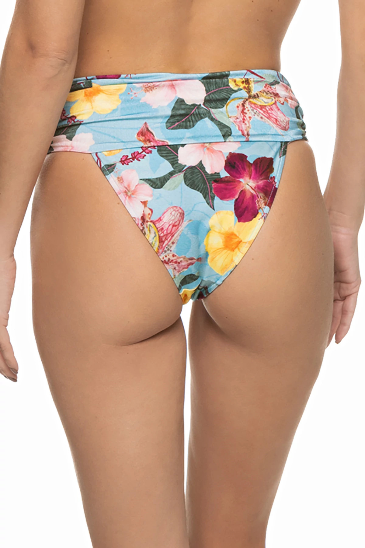 CELESTE Hibiscus Sash High Waist Bikini Bottom image number 2