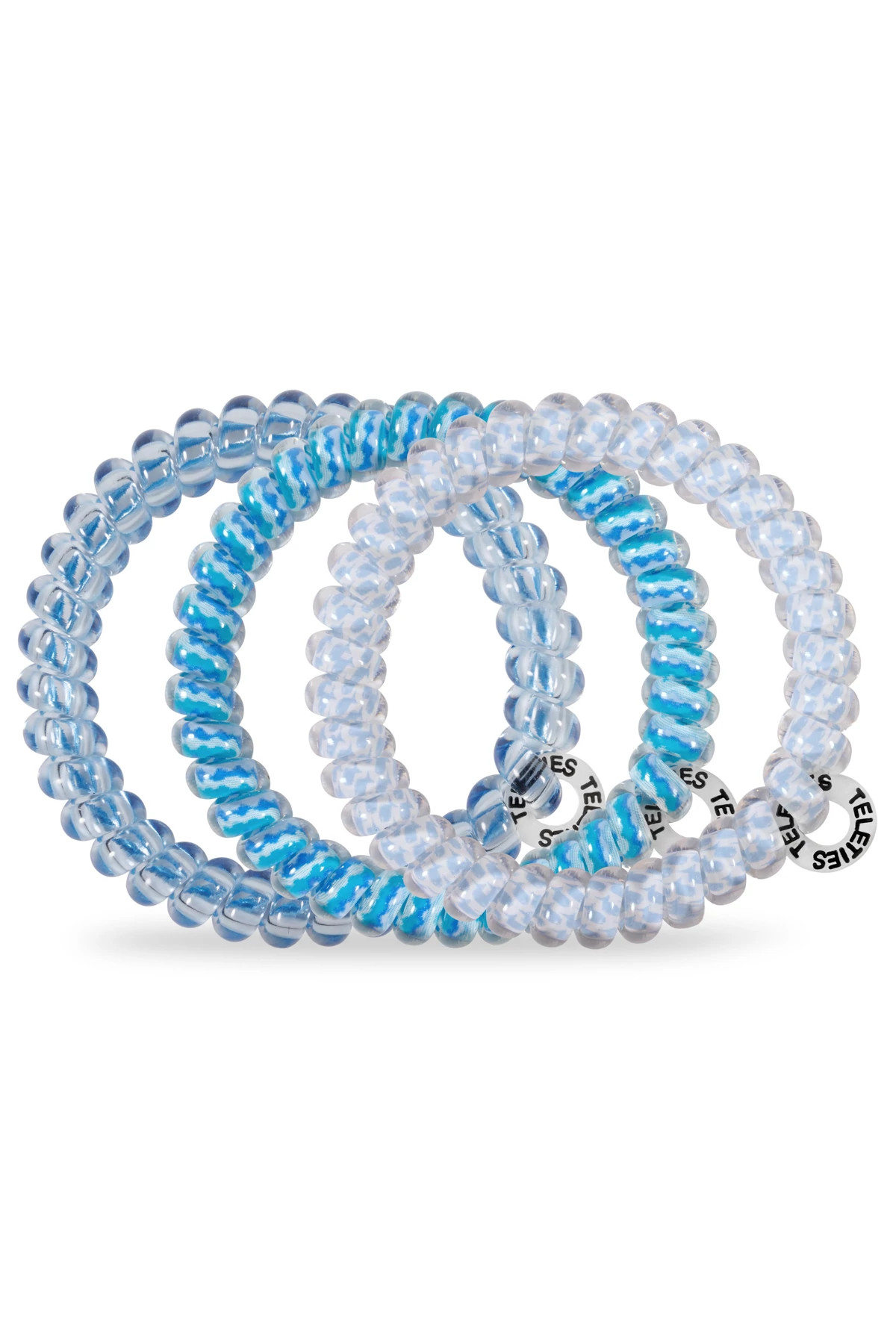 BLUE Summer Sky 3-Pack Hair Ties image number 2