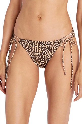 MOCHA Whitney Loop Tie Side Hipster Bikini Bottom