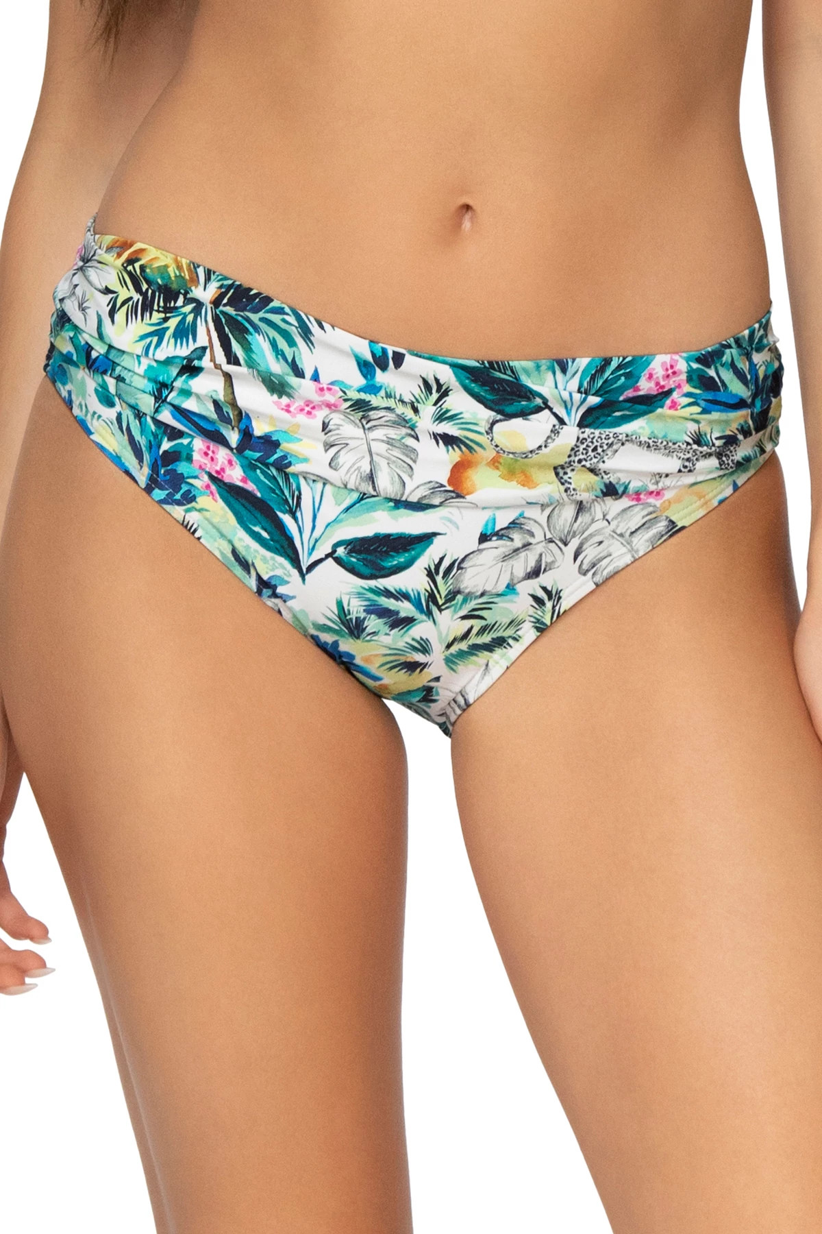 INTO THE WILD Unforgettable Banded Hipster Bikini Bottom image number 1