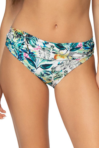 INTO THE WILD Unforgettable Banded Hipster Bikini Bottom