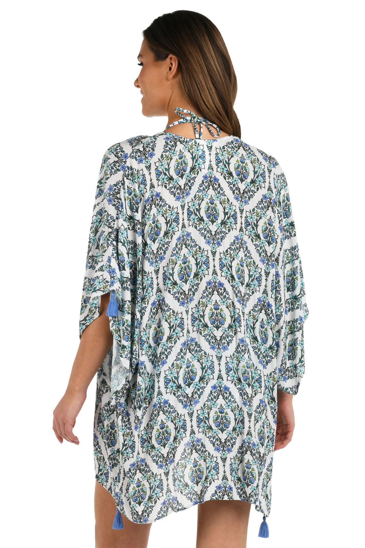 BLUE Deja- Blue Open Kimono image number 2