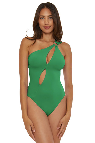 GRASS Asymmetrical One Piece Swimsuit