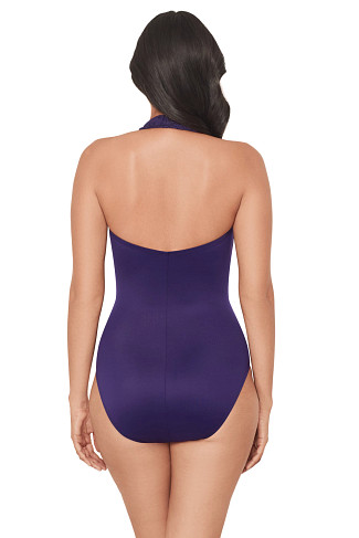 MULBERRY Theia Plunge One Piece Swimsuit
