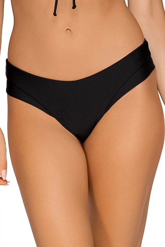 BLACK Kiara Tab Side Hipster Bikini Bottom