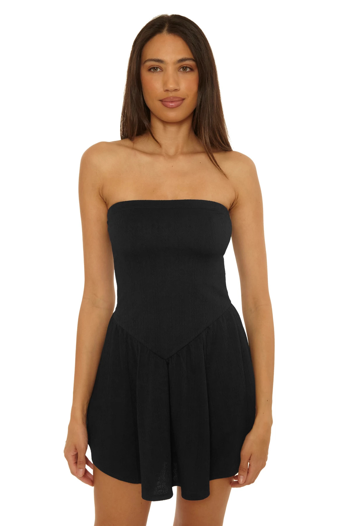 BLACK Palma Strapless Mini Dress image number 1