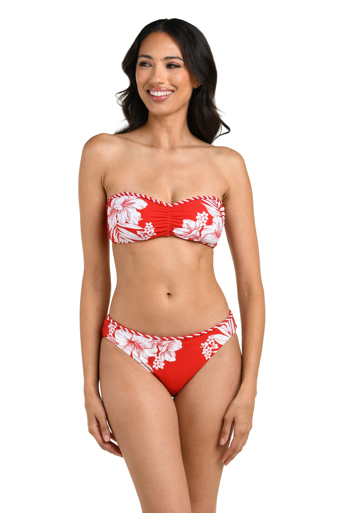 RUBY Mariner Blooms Bandeau Bikini Top image number 3